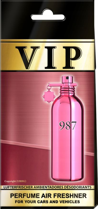 ZAPACH DO SAMOCHODU PREMIUM, ODŚWIEŻACZ DO AUTA CARIBI VIP987 Luxury premium car fragrance