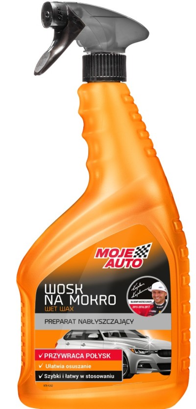 PREPARAT WOSK NA MOKRO "MOJE AUTO" 19-084 WET WAX PRODUCT 