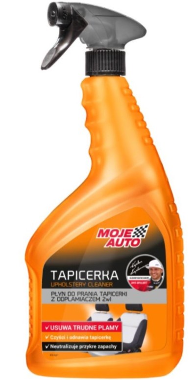 PREPARAT DO PRANIA TAPICERKI+ODPLAMIACZ "MOJE AUTO" 19-051 UPHOLSTERY DETERGENT + STAIN REMOVER 