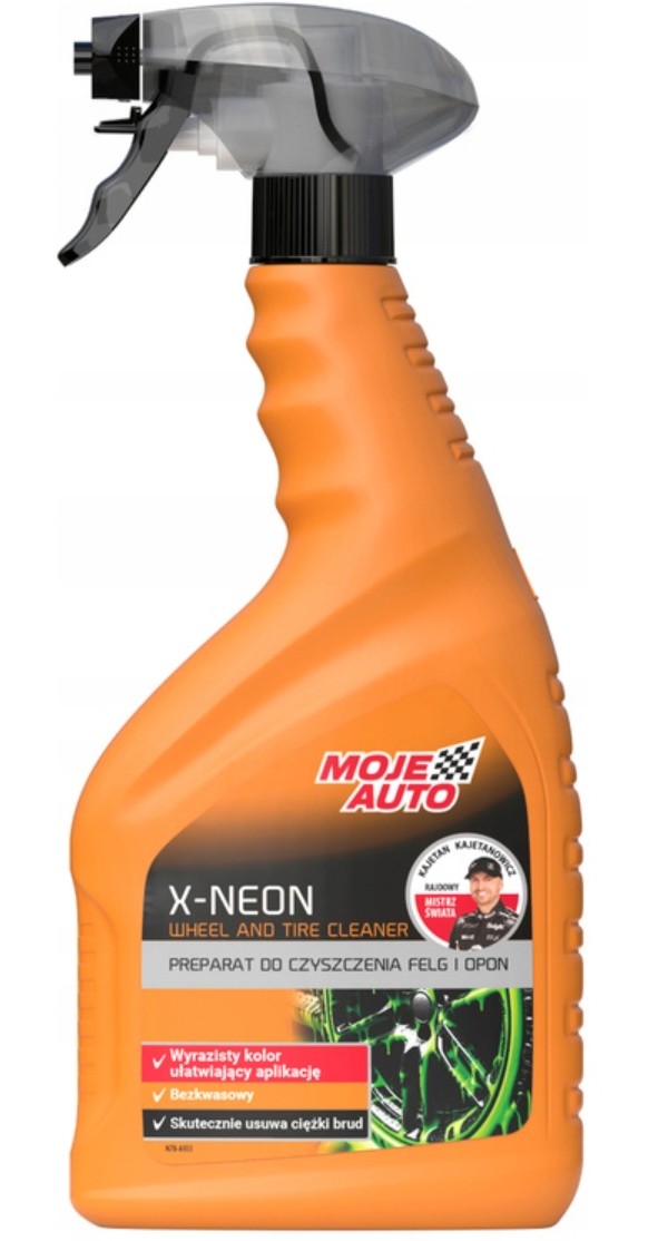 PREPARAT DO FELG I OPON X-NEON "MOJE AUTO" 19-678 X-NEON RIM AND TIRE PREPARATION 