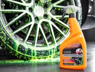logo PREPARAT DO FELG I OPON X-NEON "MOJE AUTO" 19-678