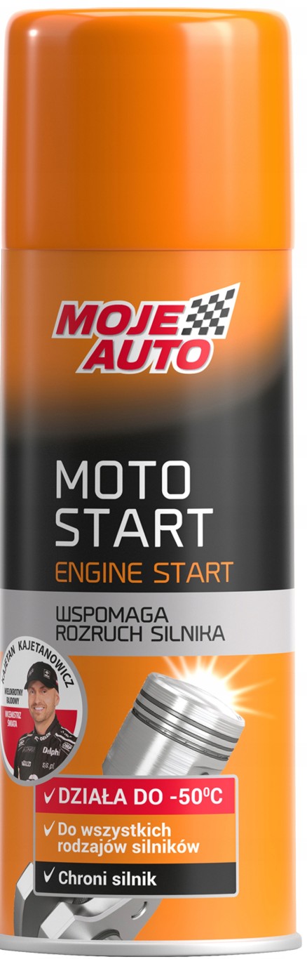 PREPARAT DO ROZRUCHU SILNIKA SAMOSTART "MOJE AUTO" 19-553 ENGINE STARTER PREPARATION SELF-START 