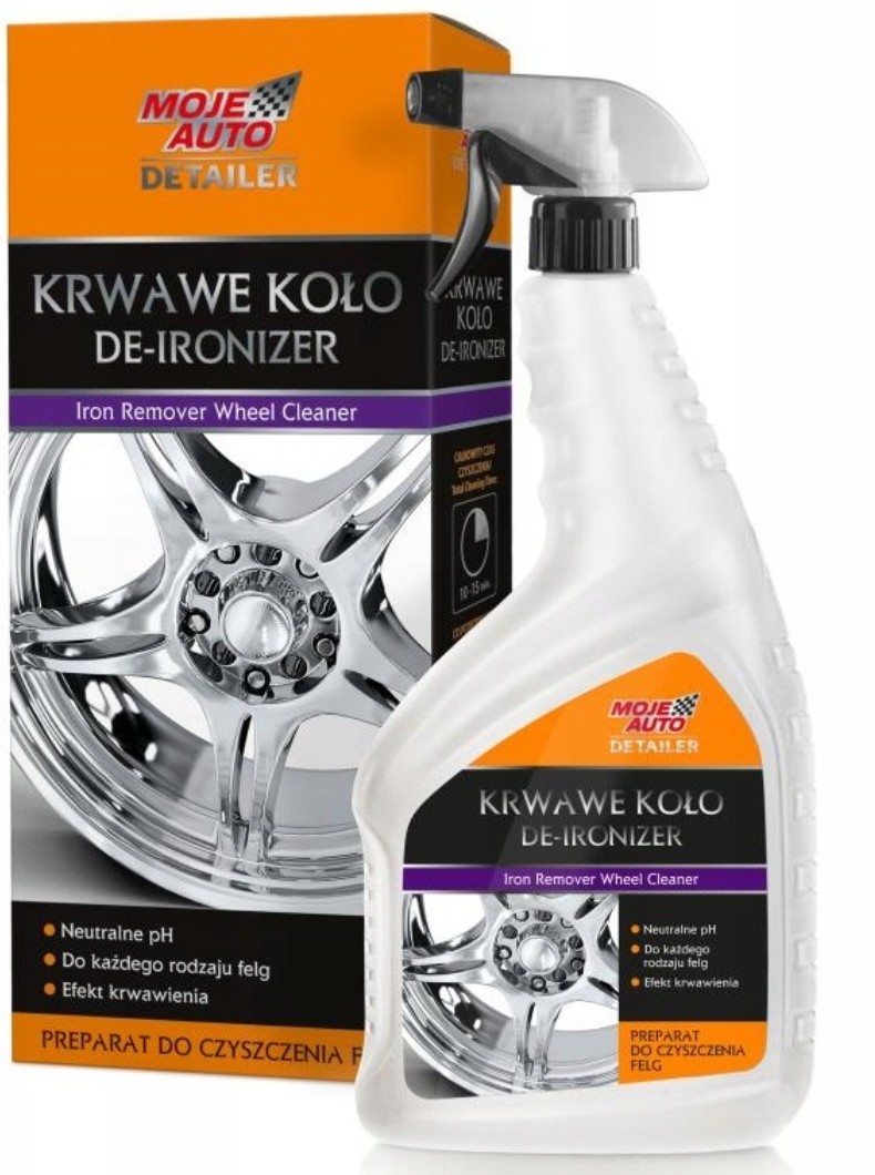 KRWAWE KOŁO AUTO DETAILER "MOJE AUTO "19-620 BLOODY WHEEL AUTO DETAILER 