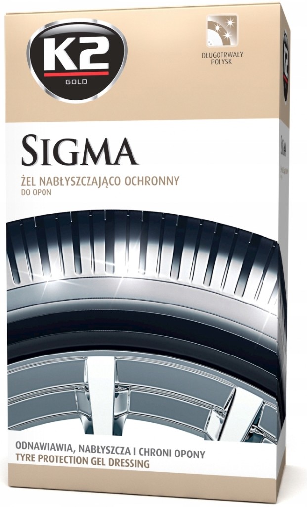 SIGMA K2 ŻEL DO PIELĘGNACJI I NABŁYSZCZANIA OPON G157 SIGMA K2 GEL FOR TIRE CARE AND SHINING G157