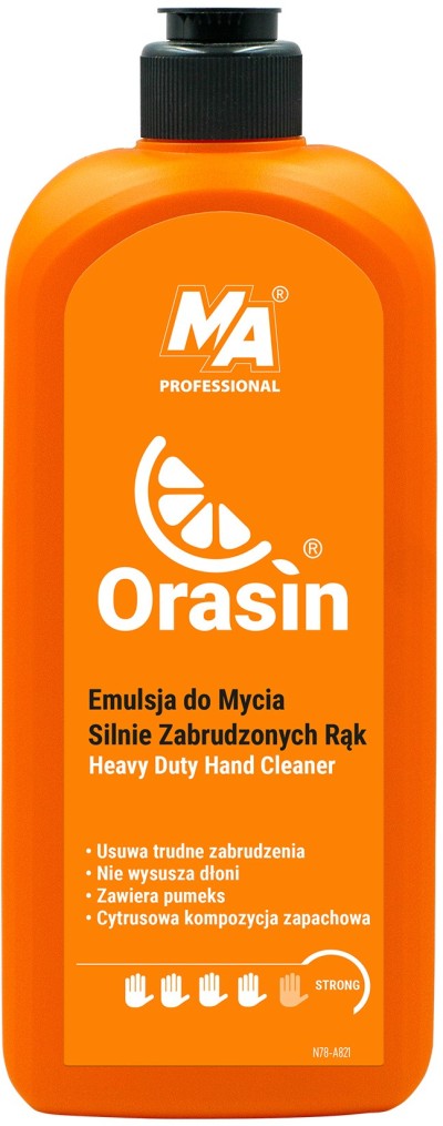 ORASIN EMULSJA / PASTA DO SILNIE ZABRUDZONYCH RĄK 20-B37 ORASIN EMULSION / PASTE FOR WASHING HEAVILY SOILED HANDS 20-B37
