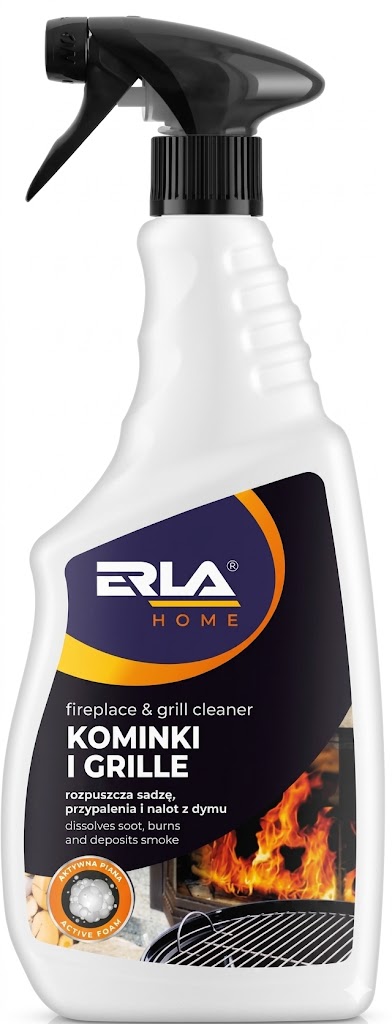 ERLA K2 HOME PŁYN CZYŚCI KOMINKI, GRILE, RUSZTA RH132 ERLA K2 HOME CLEANING LIQUID FIREPLACES, GRILLS, GRATES RH132
