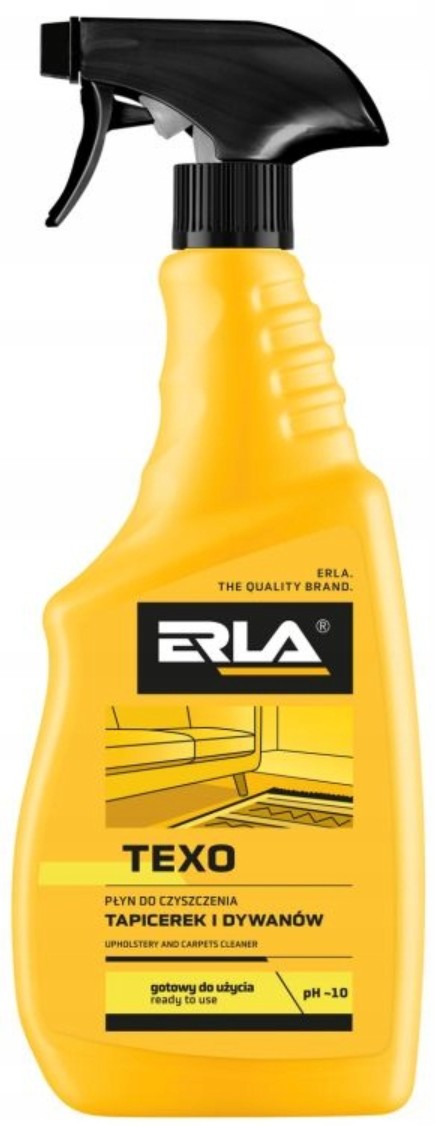ERLA PROFESIONALNY PŁYN CZYSZCZENIA TAPICERKI I DYWANÓW R5001 ERLA PROFESSIONAL UPHOLSTERY AND CARPET CLEANING LIQUID R5001