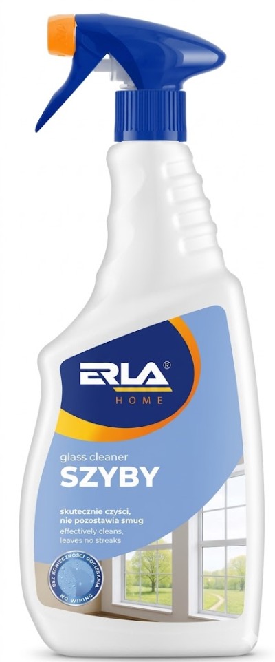 ERLA HOME ZNAKOMITY PŁYN DO SZYB I LUSTER RH100 ERLA HOME EXCELLENT GLASS AND MIRROR CLEANER RH100