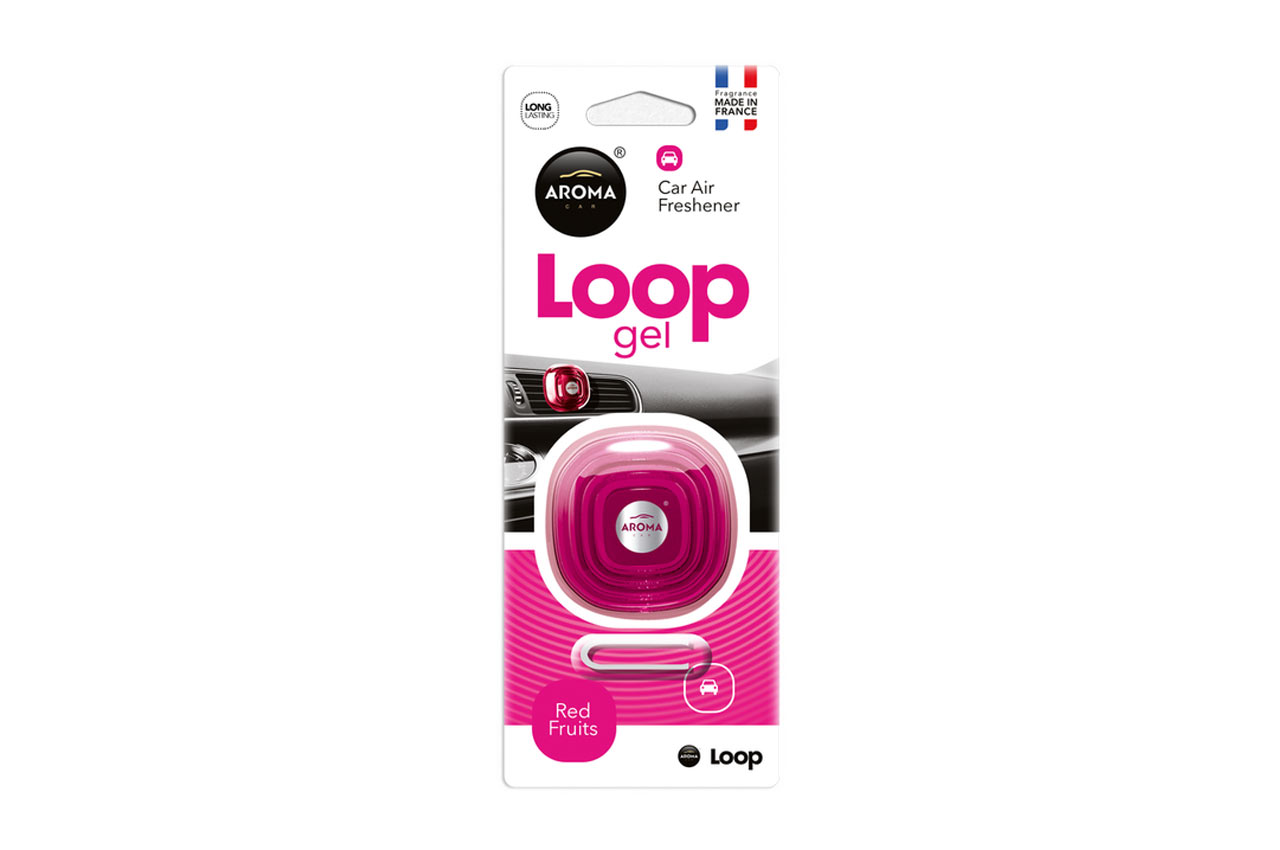 Odświeżacz powietrza AROMA CAR LOOP - Red fruits 