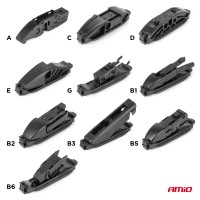 logo Pióro wycieraczki AMiO Hybrid multiconnect 14 350mm 35cm 11 adapterów AMIO-02201