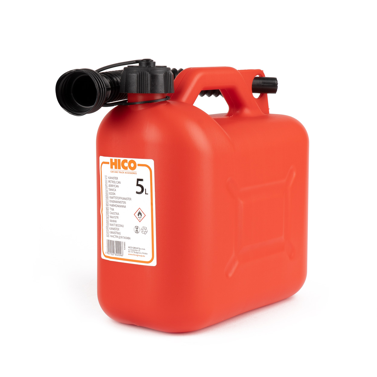 Kanister plastikowy 5L 