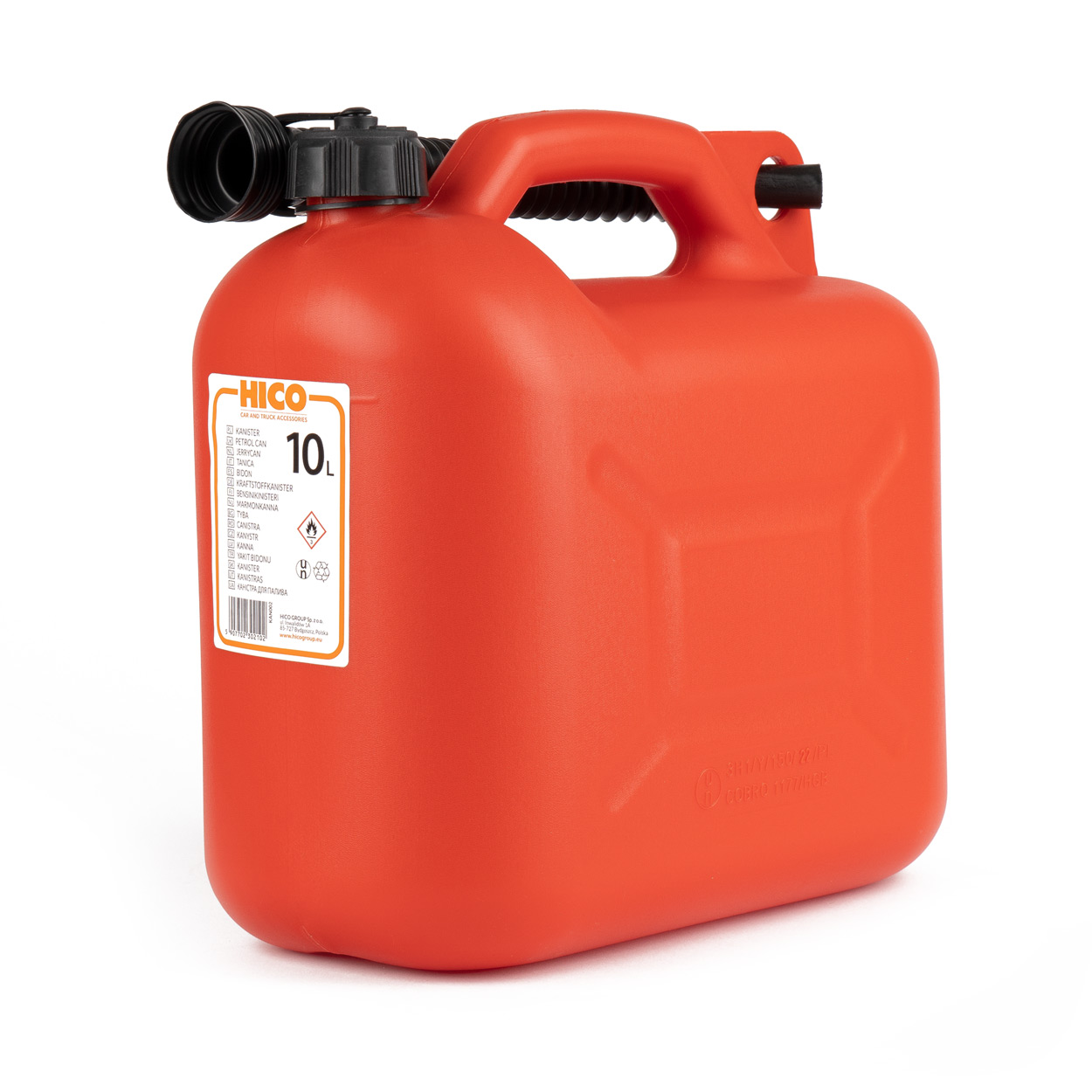 Kanister plastikowy 10L 