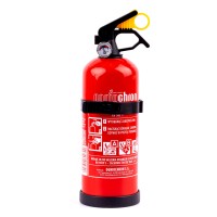 Gaśnica proszkowa ABC z manometrem i wieszakiem, 1 kg 