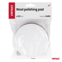 Pad polerski wełniany futro twardy hard 150mm ADET-36 AMIO-04884 