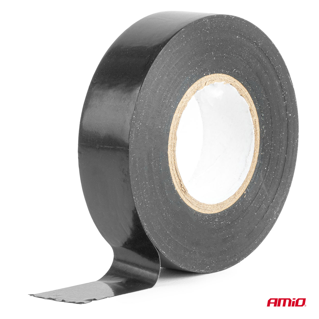 Taśma izolacyjna szkot czarna PCV 18mm x 20m AMIO-02464 