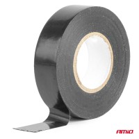 Taśma izolacyjna szkot czarna PCV 18mm x 20m AMIO-02464 