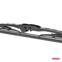 logo Wycieraczka samochodowa szkieletowa metalowa U-Type uniwersalna 11 280 mm 28 cm AMIO-04001